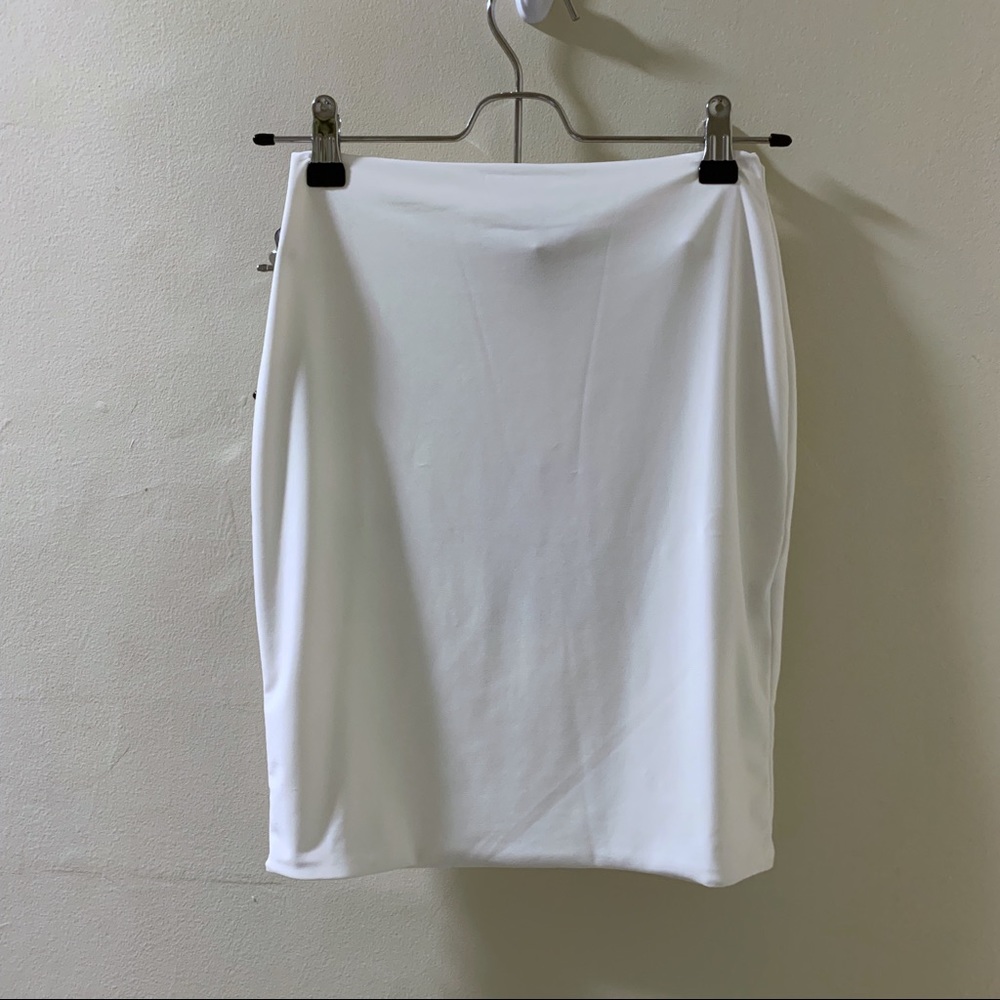 AYM Studio White Bodycon Skirt